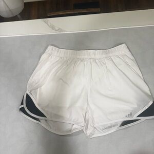 bcg Women's White and Black Athletic Shorts